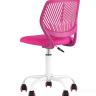 Компьютерное кресло Анна, пластиковый, ярко-розовый