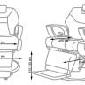 Кресло мужское Барбер МД-973