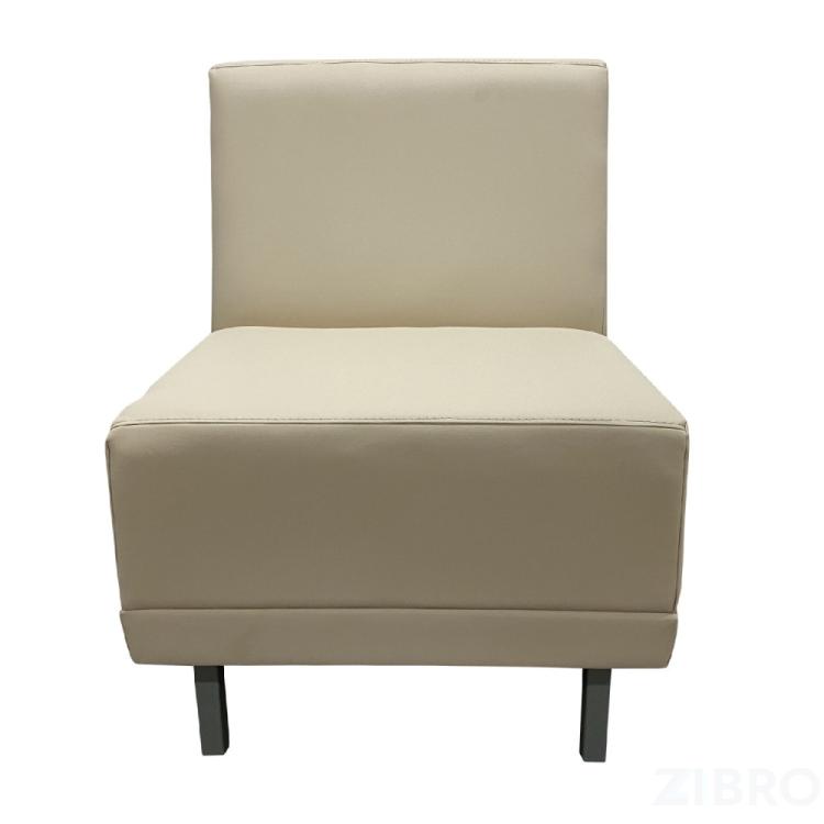 Кресло Аверс размер: 60 х 68, искусственная кожа цвет бежевый Ecotex 3014