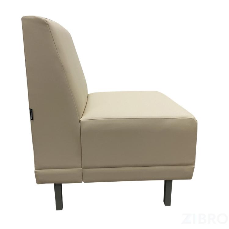 Кресло Аверс размер: 60 х 68, искусственная кожа цвет бежевый Ecotex 3014